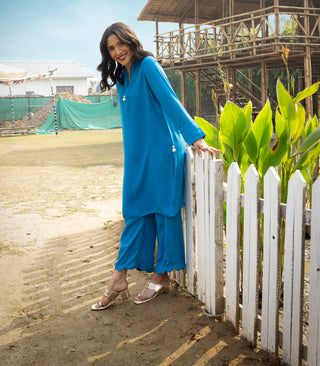 Teal Italian Blend Co-ord Set