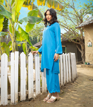 Teal Italian Blend Co-ord Set