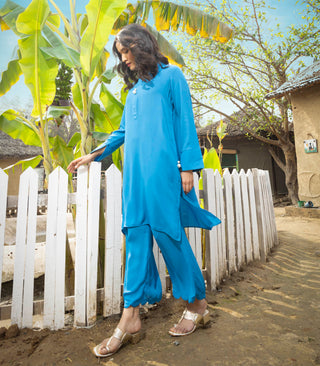Teal Italian Blend Co-ord Set
