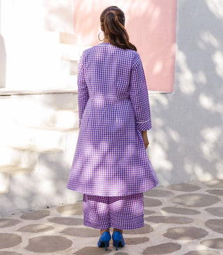 Violet Cotton Co-ord Set