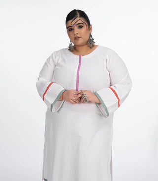 White Lawn kurta