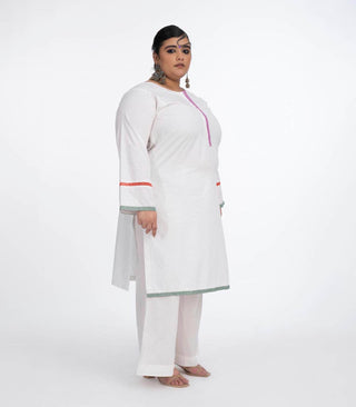 White Lawn kurta