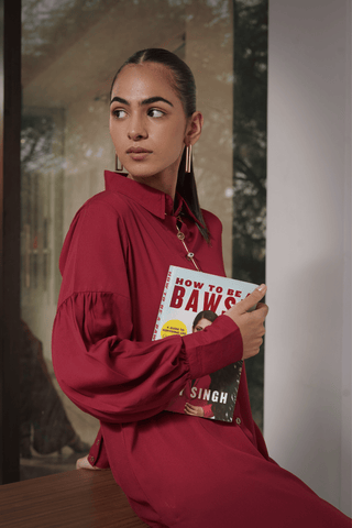 Deep Maroon Co-ord Set