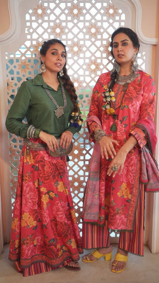 women's skirt set